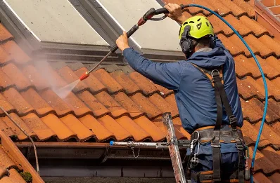 Démoussage et hydrofuge de toiture à Feule